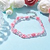 Flower Glass Seed Beaded Bracelets for Women BJEW-JB10267-2
