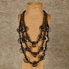 Bohemian Style Natural Coconut Beaded 3 Layer Necklaces for Women FS-WGFADBE-09-1