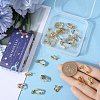 SUNNYCLUE 30Pcs 3 Styles 304 Stainless Steel Clip-on Earring Converters Findings STAS-SC0006-80-3