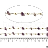 Handmade Natural Amethyst Chip Beaded Chains CHC-F020-09G-10-2