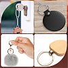 Beebeecraft 316 Surgical Stainless Steel Keychain Clasps STAS-BBC0005-81B-5
