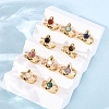 304 Stainless Steel Adjustable Open Cuff Rings RJEW-A071-14G-1