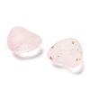 Frosted Transparent Acrylic Beads OACR-F013-02-2