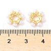 Rack Plating Flower Brass Beads KK-H449-70G-01-RS-2