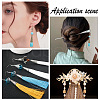 SUNNYCLUE 90Pcs 3 Colors Tibetan Style Alloy Bead Cone FIND-SC0007-95-5