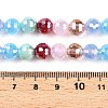 Electroplate Glass Bead Strands X-GLAA-Z006-01G-2
