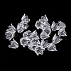 Transparent Acrylic Bead Caps TACR-G050-04B-2