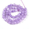Dyed Natural White Jade Beads Strands G-T139-8mm-46L-3
