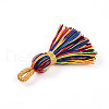 Polycotton(Polyester Cotton) Tassel Pendant Decorations FIND-N006-01A-2