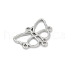 304 Stainless Steel Connector Charms STAS-Q350-02P-2