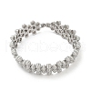 Brass Bracelets for Women BJEW-M104-02P-4