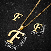 201 Stainless Steel Pendant Necklaces & Stud Earrings Sets WG00841-04-1