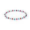 Glass Seed Beads Beaded Bracelets BJEW-JB09070-2