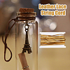 DICOSMETIC 10Pcs Flat PU Leather Cord WL-DC0001-02E-7