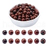 ARRICRAFT Natural Mahogany Obsidian Bead Strands G-AR0001-49-1