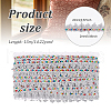Sparkle Polyester Lace Ribbon OCOR-WH0080-34D-2