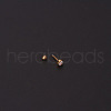 316L Surgical Stainless Steel Micro Pave Clear Cubic Zirconia Cartilage Earrings WG35966-02-2