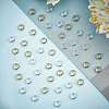 CREATCABIN 52Pcs 2 Colors Brass Beads Frames KK-CN0001-73-4