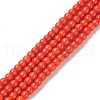 Synthetic Turquoise Beads Strands TURQ-G106-4mm-02G-2