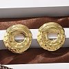 304 Stainless Steel Stud Earrings for Women EJEW-L296-010G-1