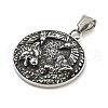 316 Surgical Stainless Steel Pendants STAS-E212-61AS-2