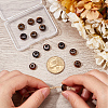 SOFPLATE 30Pcs Natural Tiger Eye European Beads G-SP0001-01A-02-3