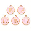 Alloy Enamel Pendants ENAM-S124-01A-09B-2