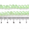 Baking Electroplate Glass Beads Strands DGLA-A039-J8mm-B10-4
