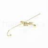 Panda with Bamboo Stud Earring EJEW-N099-007-NF-3