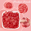SOFPLATE 100Pcs Transparent Glass Beads GLAA-SP0001-17-6