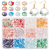   300Pcs 12 Colors Baking Painted Transparent Glass Beads GLAA-PH0003-09-1