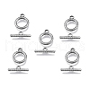 201 Stainless Steel Toggle Clasps STAS-N099-36-2