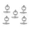 Non-Tarnish 201 Stainless Steel Toggle Clasps STAS-N099-36-2