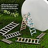 SUPERFINDINGS 60Pcs 4 Style Miniature Unfinished Wood Ladder FIND-FH0004-96-4
