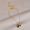Stainless Steel Charms Anklets WG148E2-08-1