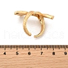 Brass Adjustable Cuff Open Rings for Women RJEW-Z097-03G-01-3
