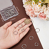 Beebeecraft 24Pcs 3 Styles 316L Surgical Stainless Steel Huggie Hoop Earrings for Girl Women EJEW-BBC0001-43-3