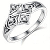Knot Brass with Crystal Rhinestone Finger Rings FS-WG1EEAC-03-2