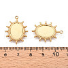 304 Stainless Steel Pendant Cabochon Settings STAS-T065-90G-3