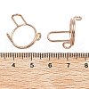 Plating(IP) 304 Stainless Steel Arch Adjustable Ring for Unisex RJEW-H230-03RG-3