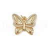 Brass Micro Pave Cubic Zirconia Pendants KK-S528-01G-1
