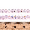 Transparent Glass Beads Strands EGLA-N016-4mm-04-4