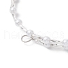 2Pcs Synthetic Turquoise & Imitated Pearl Acrylic Beaded Bracelets for Women BJEW-JB11851-5