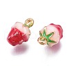 Alloy Enamel Charms X1-ENAM-N054-82-4