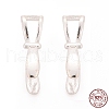 925 Sterling Silver Ice Pick Pinch Bails STER-D035-40A-01S-4