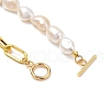 Mother's Day Jewellery Natural Baroque Pearl Keshi Pearl Beaded Necklaces NJEW-JN02905-5