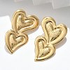 304 Stainless Steel Stud Earrings EJEW-S253-13G-2