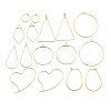 DIY Brass Earring Jewerly Making Findings Kits KK-XCP0001-77-1