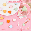 Acrylic Heart Pendants PALLOY-PH01691-4