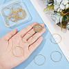 Unicraftale 30Pcs Brass Linking Rings KK-UN0002-64-5